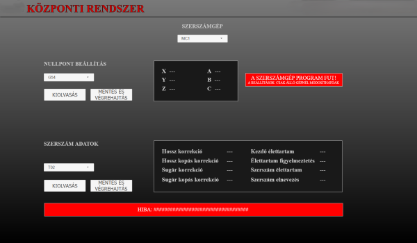 Paraméter állítás