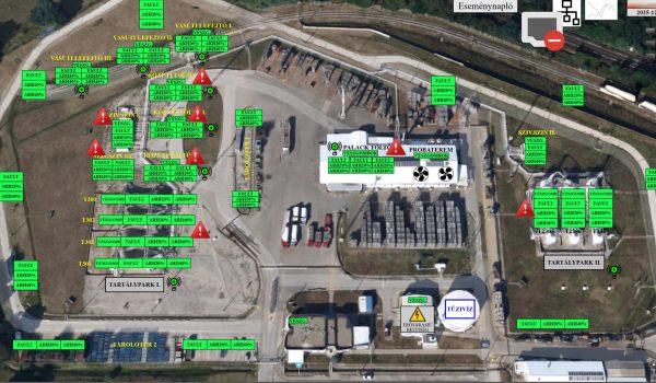 Térképen történő adat kijelzés