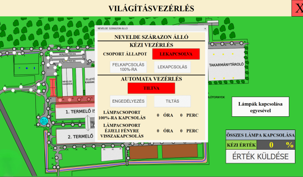 Világítás vezérlés